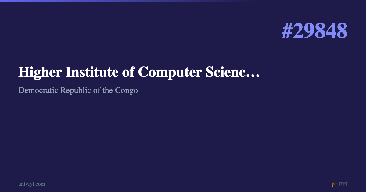 Higher Institute of Computer Science Programming & Analysis ...
